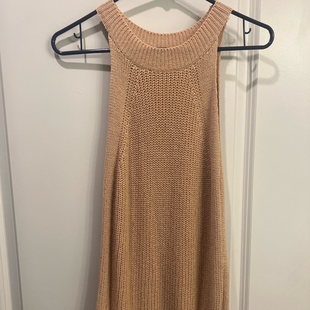 Halter Neck - Sweater Tank - Size L